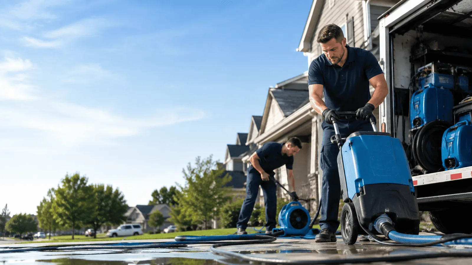 Dehumidification being performed in Pottersville, NY
